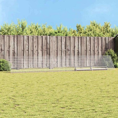 Kavez za piliće, srebrni, 650 × 100 × 85 cm, cinkani čelik