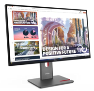 LENOVO Monitor ThinkVision P27QD-40, crna