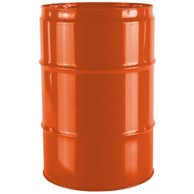 Čelična metalna bačva TH 60 L s 2 i 3/4 čepa, narančasta