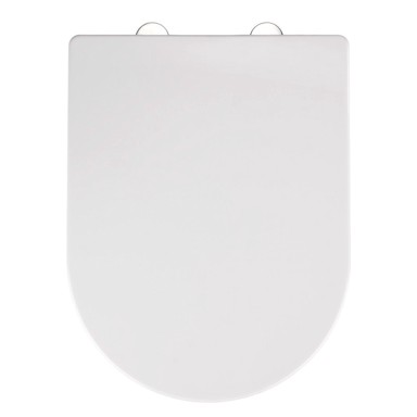 WENKO Bijelo WC sjedalo s lakim zatvaranjem Calla, 47 x 35,5 cm