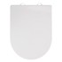 WENKO Bijelo WC sjedalo s lakim zatvaranjem Calla, 47 x 35,5 cm