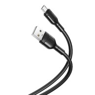 XO USB kabel NB212, USB na Micro-USB, 2,1 A, 1,0 m, crni