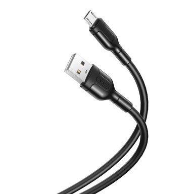 XO USB kabel NB212, USB na Micro-USB, 2,1 A, 1,0 m, crni
