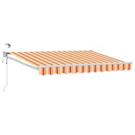Električna retraktabilna tenda, 3,5 × 2,5 m, šarena
