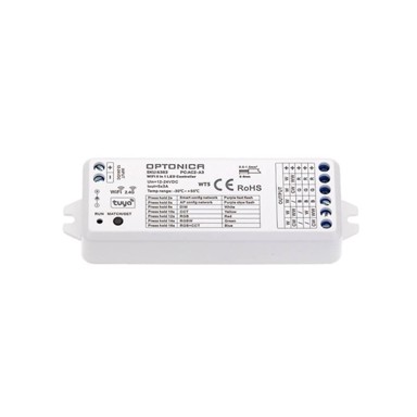 OPTONICA Tuya Smart WiFi & RF 5 u 1 kontroler, 12-24V