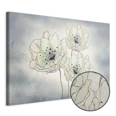 Slika Ocean Flowers, jednodijelna, široka, 60x40 cm