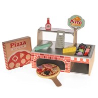 ZOPA Drveni set za pizzeriju