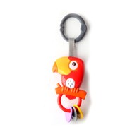ANIMAL RATTLE Baby zvečka Papagaj