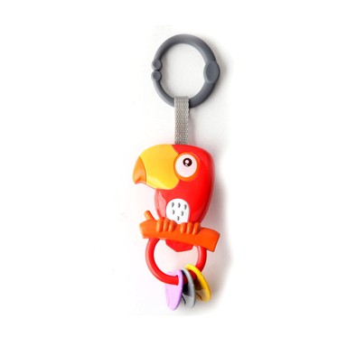 ANIMAL RATTLE Baby zvečka Papagaj