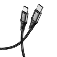 HOCO Kabel tipa C na tip C, 100 W, 2 m, crni