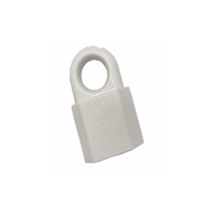 WERTOR Utičnica plosnata 2p bijela s prstenom GN11