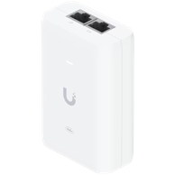 UBIQUITI Adapter U-POE+, 30W, za UniFi PoE+ uređaje, RJ45 ulaz, AC kabel s uzemljenjem