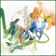 MALERIFABRIKKEN Slika s ručno oslikanim elementima 102x102 cm Confidential Green 