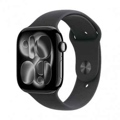 APPLE Pametni sat Watch Series 11 (2025) GPS 46 mm, Jet Black Aluminium/Sport Band (M/L) Black