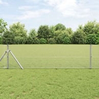 Zavarena žičana ograda sa 13 stupova 0.8x50 m galvanizirani čelik