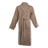 TISECO HOME STUDIO Smeđi pamučni kućni ogrtač S/M Lindu