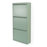 SPINDER DESIGN Zeleni/sivi metalni ormarić za cipele Billy