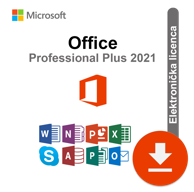 MICROSOFT Elektronička licenca OFFICE 2021 PROFESSIONAL PLUS ESD
