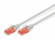 DIGITUS UTP Patch, CAT.6, 1,5 m, sivi
