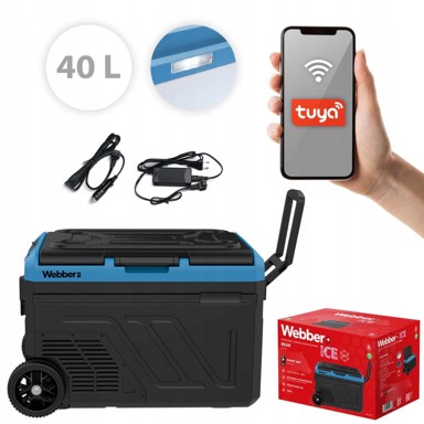 Kompresorski hladnjak, auto zamrzivač, 12 V/230 V, 40 L, pametni