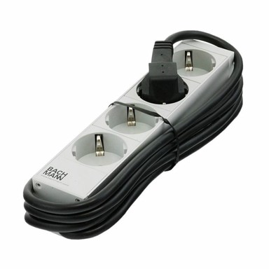 BACHMANN Rack razdjelnik s 4 utičnice 230V 1U 250 mm