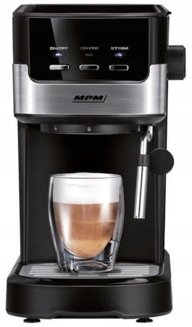 MPM Aparat za espresso MKW-13M, crna/srebrna