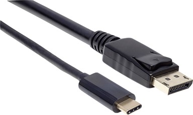 MANHATTAN Video adapter 152464, USB-C na DisplayPort, 2 m, crni