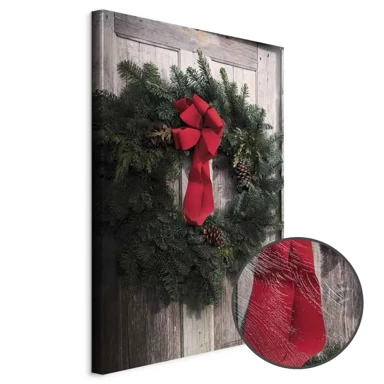 Slika Christmas Wreath, jednodijelna, okomita, 80x120 cm