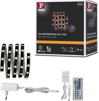 PAULMANN Osnovni set RGB LED traka YourLED, 1,5 m, 10 W, 230/12 V