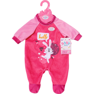 BABY BORN Odjeća za lutku, Romper, ružičasta