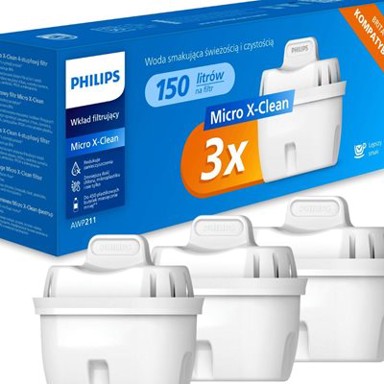 PHILIPS Filter za vodu MICRO X-CLEAN, za vrč AWP2933 i AWP2943, 3 komada