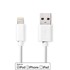 NEDIS Lightning kabel USB 2.0 Apple Lightning, 8-pinski USB-A muški 480 Mbps niklani 3,00 m okrugli PVC bijeli etiketa