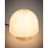 KAVE HOME Stolna lampa sivo-bež sa staklenim sjenilom (visina 20 cm) Reig 