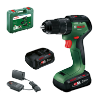 BOSCH akumulatorska udarna bušilica-odvijač PSB 18V-60, 2 x 2,5 Ah