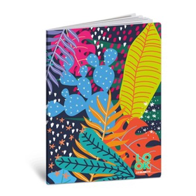 BLASETTI Bilježnica Scuola Imperdibili Look, A4 kvadratići, 50 listova, meki uvez