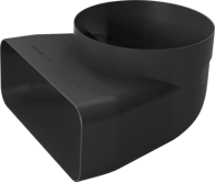 BOSCH Kanal za adapter 150 mm, 90 °, okrugli-ravan HEZ9VDSI1