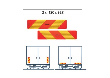 VIGNAL Naljepnica upozorenja za teški teret kamiona D14706