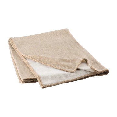  BLOMUS Bež deka od mješavine vune, 145x200 cm, Ahwi