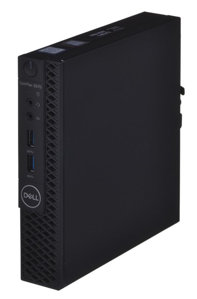DELL Stolno računalo OptiPlex 3070 Micro / Intel Core i5-9500T, 16 GB RAM, 256 GB SSD, Windows 11 Pro, crna (rabljeno)
