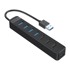 ORICO HUB adapter TWU32-4A USB 3.1 – USB 3.1 / 3× USB 2.0 / USB-C, crni