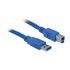 DELOCK kabel USB 3.0 AB 1 m plavi, model 82580