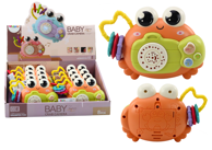 Interaktivna zvečka Rak, narančasta