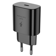 JELLICO Punjač adapter EU25, Type-C, Quick Charge, 25 W, crna, EU blister