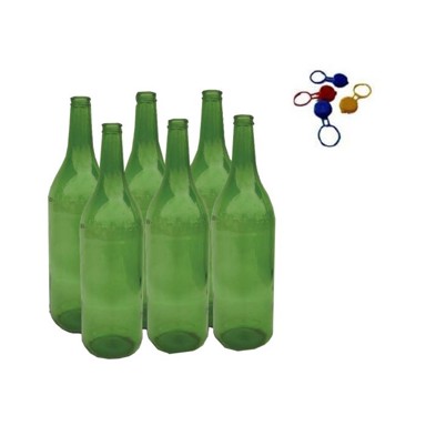 VETRO Staklena boca, 1 l, 6/1