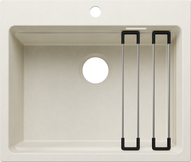 BLANCO Sudoper ETAGON 6 SILGRANIT inox nosači, bez InFino pribora - nježno bijeli