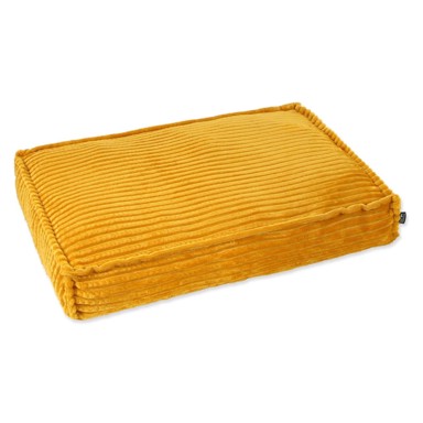 DOG FANTASY Krevet za pse Stripe, 80×50 cm, senf žuti