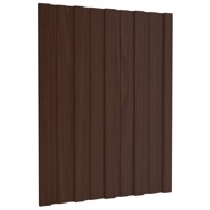 Krovni panel, 12 kom, 60 x 45 cm, smeđi