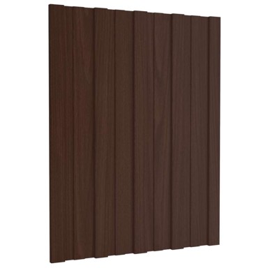 Krovni panel, 12 kom, 60 x 45 cm, smeđi