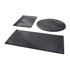 MILA HOME Tamno sive kupaonske prostirke u setu 3 kom 50x90 cm
