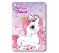 Princess dekica za djecu od flisa Unicorn 100 x 140 cm